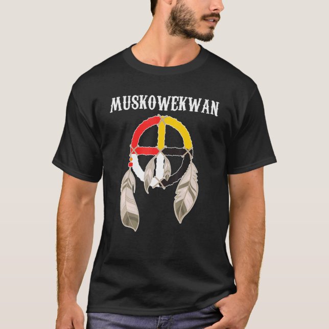 Muskowekwan Saulteaux People Native American Medic T-Shirt (Front)