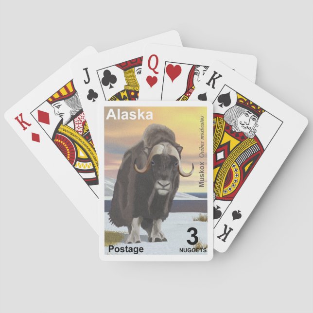 Muskox - Alaska Playing Cards (Back)