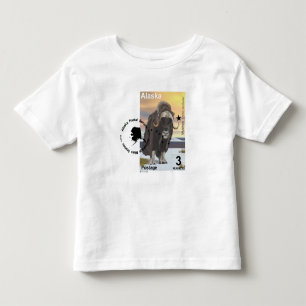 Muskox Stamp Souvenir Toddler T-Shirt