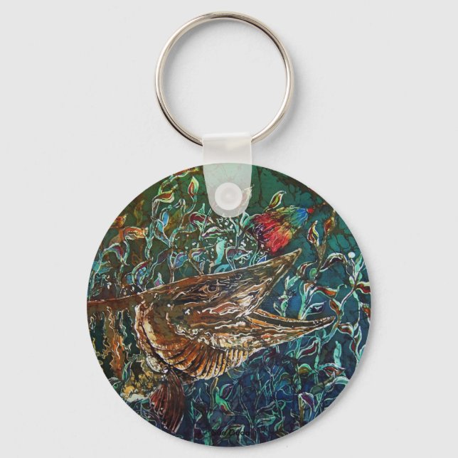 MUSKY Bucktl Bordered Key Ring (Front)