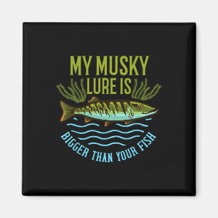 Musky Fishing Gift Muskie Lure Muskellunge  Magnet