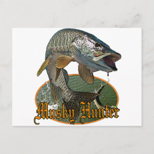 Musky Hunter 9 Postcard
