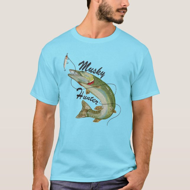 Musky Hunter Original Design T-Shirt (Front)