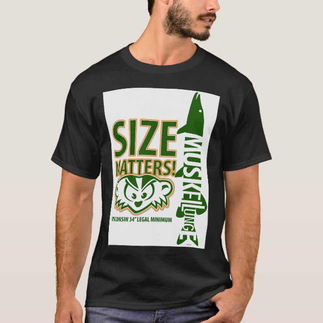 Musky Size Matters T-Shirt (Front)