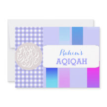 Muslim baby boy blue aqiqah Islamic