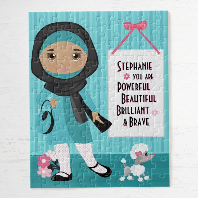 Muslim Beautiful and Brave Girl  Jigsaw Puzzle (Creator Uploaded)