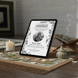 Muslim Death Announcement Female Janaza Prayer