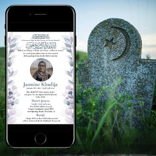 Muslim Death Announcement Female Janaza Prayer