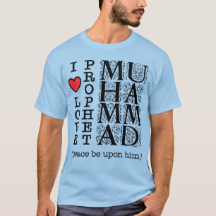 Muslim Faith T-Shirt I Love Prophet Muhammad ﷺ