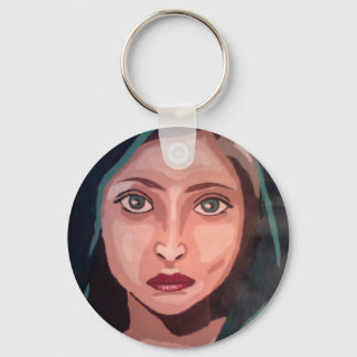 muslim girl key ring