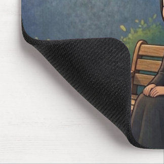 Muslim girl mouse mat