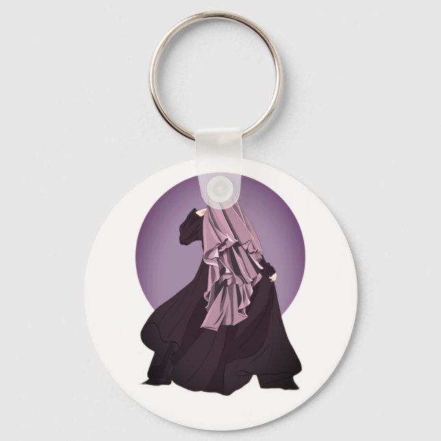 muslim girl ukhti key ring (Front)