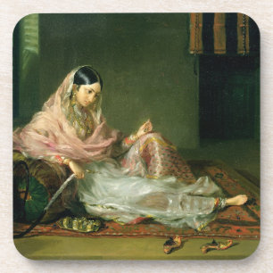 Muslim Lady Reclining, 1789 (oil on canvas) Coaster