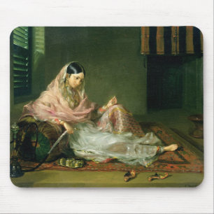 Muslim Lady Reclining, 1789 (oil on canvas) Mouse Mat