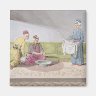 Muslim Performing his Ablutions, plate 34 from Par Magnet