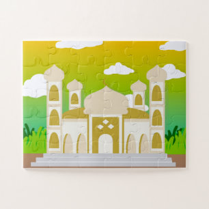 Muslim Ramadan Mosque Eid Art Islamic Kids Jigsaw Puzzle