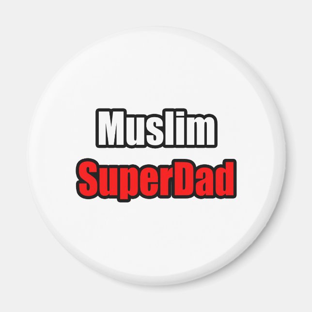 Muslim SuperDad Magnet (Front)