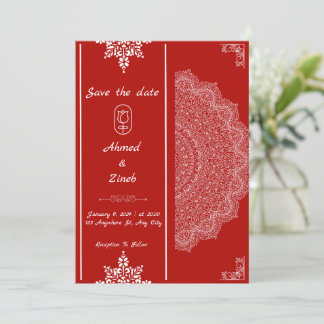 Muslim Wedding Save the Date