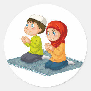 Muslims Classic Round Sticker