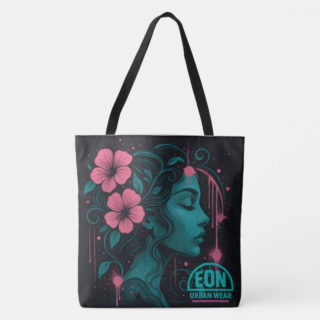 MUSSA FLORAL TOTE BAG (Front)