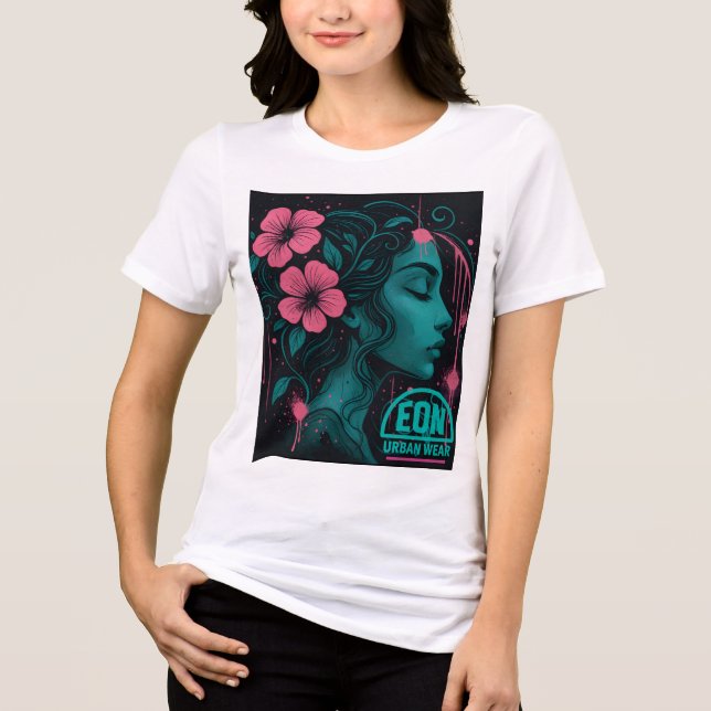 MUSSA FLORAL Tri-Blend SHIRT (Front)
