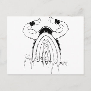 Mussel Man Postcard