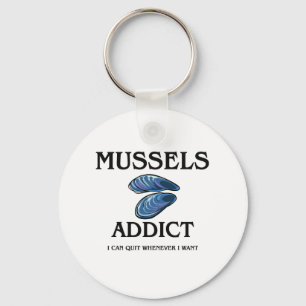 Mussels Addict Key Ring