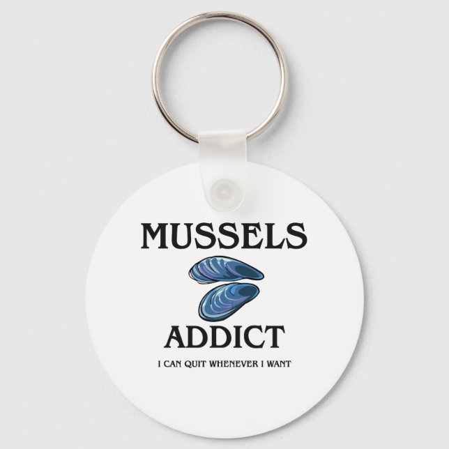 Mussels Addict Key Ring (Front)