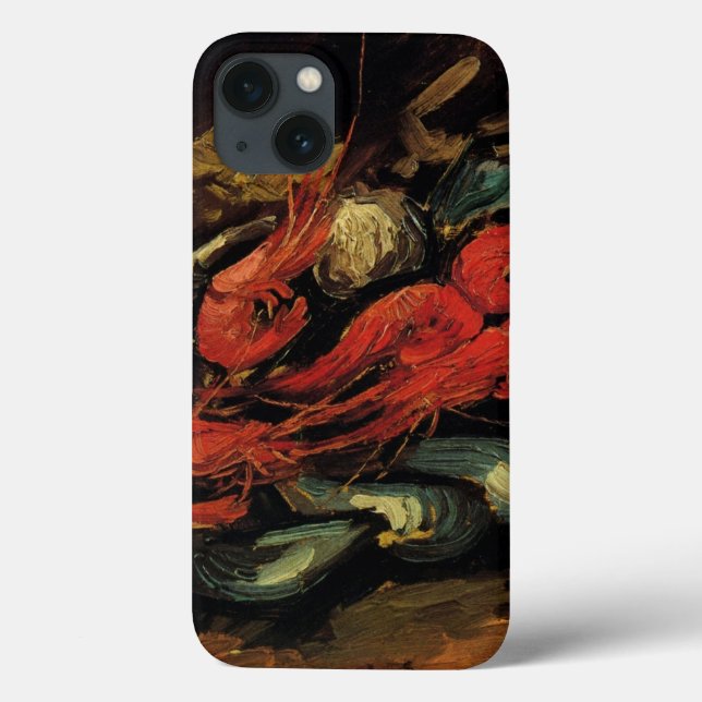 Mussels and Shrimp by Vincent van Gogh Case-Mate iPhone Case (Back)