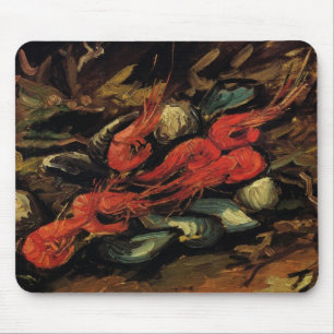 Mussels and Shrimp by Vincent van Gogh Mouse Mat