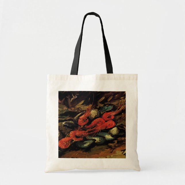 Mussels and Shrimp by Vincent van Gogh Tote Bag (Front)