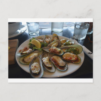 Mussels Postcard