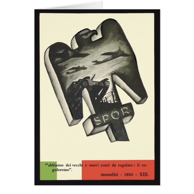 Mussolini Propaganda (Front)