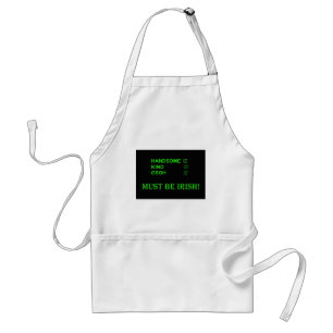 MUST BE IRISH apron