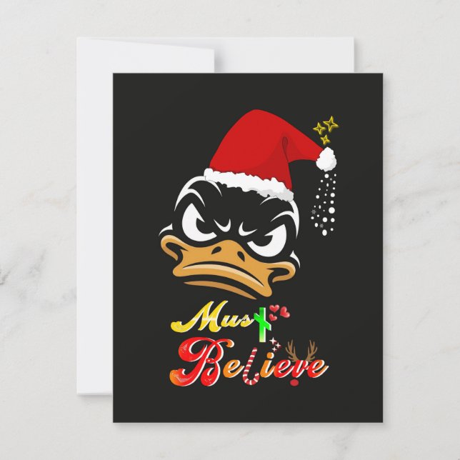 Must Believe Christmas Card (Front)