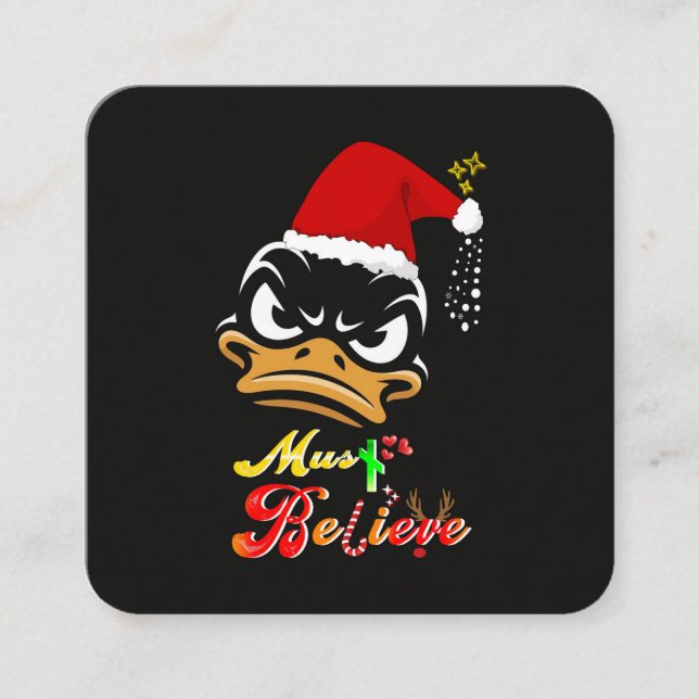 Must Believe Christmas Discount Card (Front)