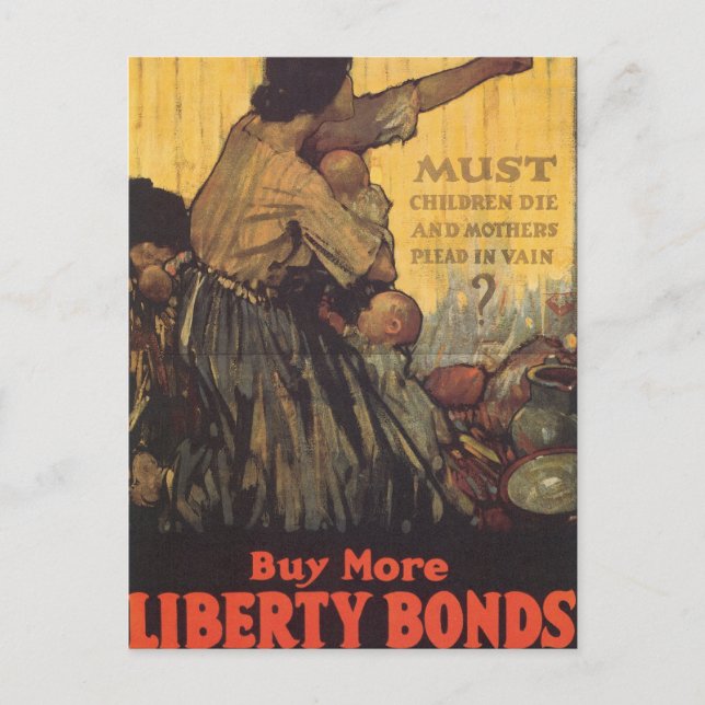 Must Children Die Postcard (Front)