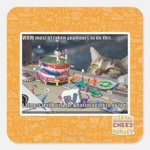 Must have take hours square sticker