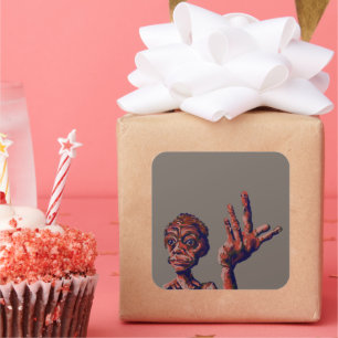 must i wait square sticker