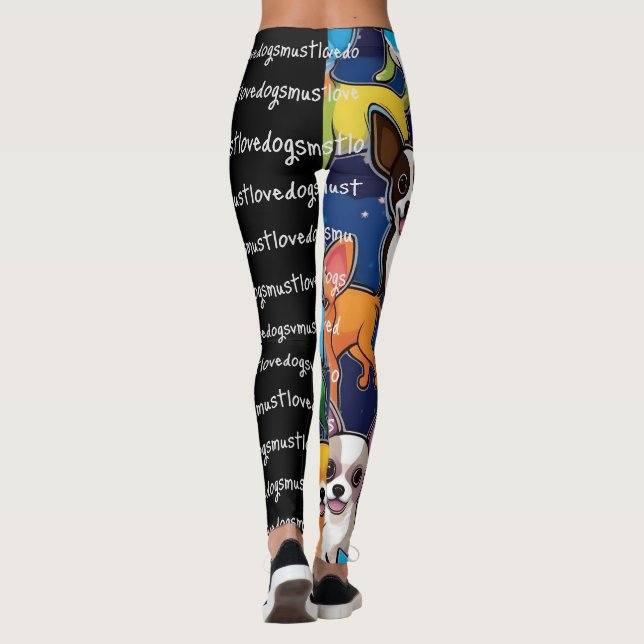Must Love Dogs Leggings (Back)