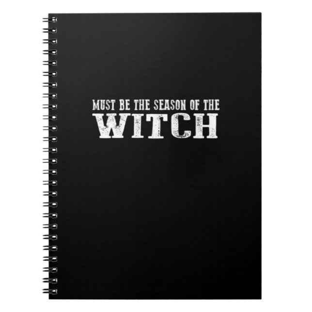 Must Season Of Witch Notebook (Front)