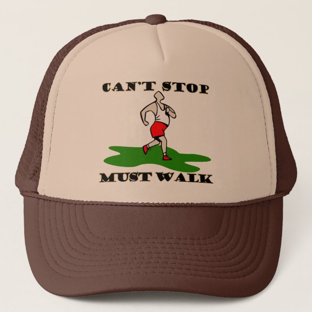 Must Walk Trucker Hat (Front)