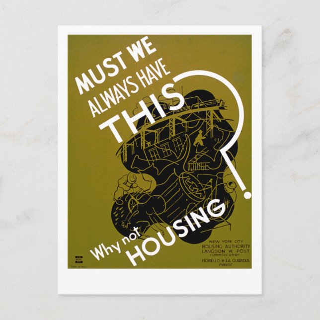 Must We Always HAve This? ~ Why Postcard (Front)