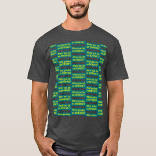 Must you be so boring? Grid T-Shirt