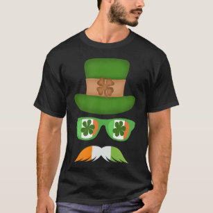Mustach Irish Sunglasses St. Paddy's St. Patrick's T-Shirt