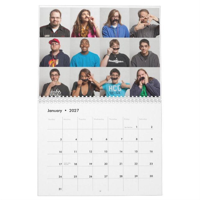 Mustach March 2010 Calendar (Jan 2027)