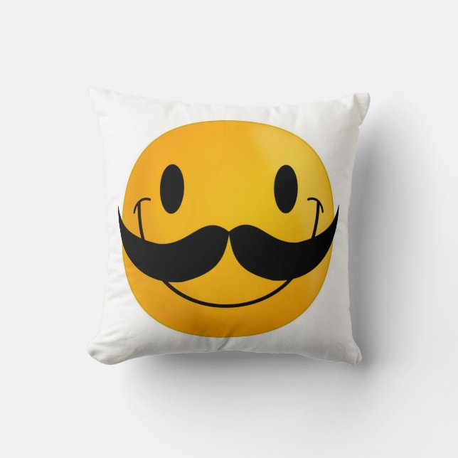 MUSTACHE FACE CUSHION (Front)