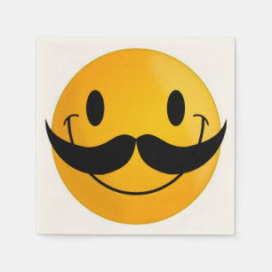 MUSTACHE FACE NAPKIN