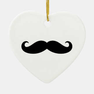 Mustache Mustache, Moustache design Ceramic Tree Decoration