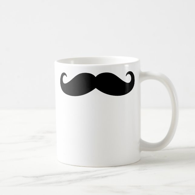 Mustache Mustache, Moustache design Coffee Mug (Right)